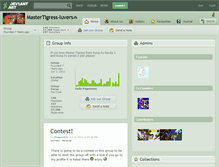 Tablet Screenshot of mastertigress-luvers.deviantart.com