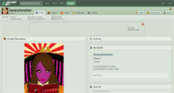 Desktop Screenshot of kanarykomotion.deviantart.com