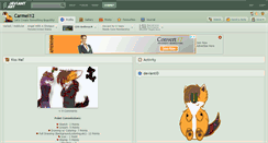 Desktop Screenshot of carmel12.deviantart.com