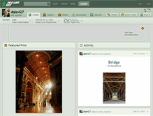 Tablet Screenshot of dale427.deviantart.com