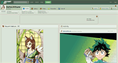 Desktop Screenshot of darkslilkitsune.deviantart.com