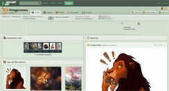 Desktop Screenshot of omegalioness.deviantart.com