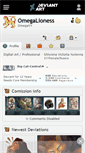 Mobile Screenshot of omegalioness.deviantart.com