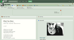 Desktop Screenshot of halo-angel.deviantart.com