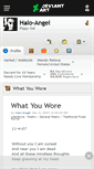 Mobile Screenshot of halo-angel.deviantart.com