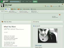 Tablet Screenshot of halo-angel.deviantart.com