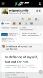 Mobile Screenshot of enigmaticsmile.deviantart.com