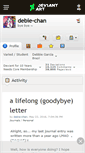 Mobile Screenshot of debie-chan.deviantart.com