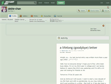Tablet Screenshot of debie-chan.deviantart.com
