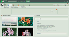 Desktop Screenshot of clio.deviantart.com