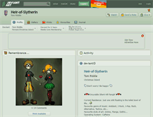 Tablet Screenshot of heir-of-slytherin.deviantart.com