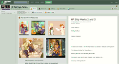 Desktop Screenshot of hp-pairings-fans.deviantart.com
