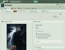 Tablet Screenshot of melusaaste.deviantart.com