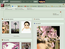Tablet Screenshot of loli-loli.deviantart.com