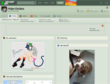 Tablet Screenshot of hidan-deidara.deviantart.com