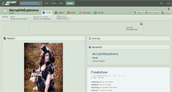 Desktop Screenshot of necrophileexpierence.deviantart.com