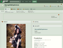Tablet Screenshot of necrophileexpierence.deviantart.com