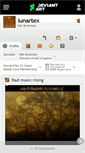 Mobile Screenshot of lunartex.deviantart.com