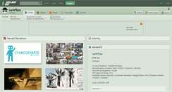 Desktop Screenshot of newtom.deviantart.com