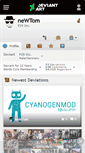 Mobile Screenshot of newtom.deviantart.com