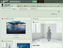 Tablet Screenshot of edw-art.deviantart.com