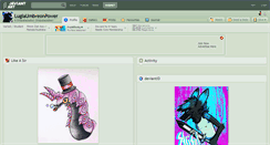 Desktop Screenshot of lugiaumbreonpower.deviantart.com