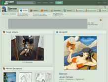 Tablet Screenshot of djeroon.deviantart.com
