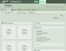 Tablet Screenshot of mortixxer.deviantart.com