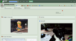 Desktop Screenshot of littlebabymonster.deviantart.com