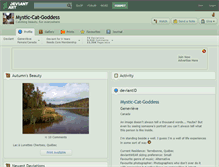 Tablet Screenshot of mystic-cat-goddess.deviantart.com