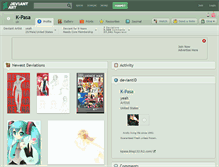 Tablet Screenshot of k-pasa.deviantart.com