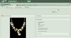 Desktop Screenshot of mollya4731.deviantart.com