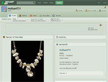 Tablet Screenshot of mollya4731.deviantart.com