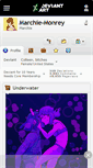 Mobile Screenshot of marchie-monrey.deviantart.com