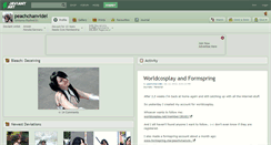 Desktop Screenshot of peachchanvidel.deviantart.com
