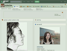 Tablet Screenshot of amberkay.deviantart.com