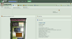 Desktop Screenshot of cindycrowell.deviantart.com