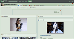 Desktop Screenshot of juliarosephotography.deviantart.com