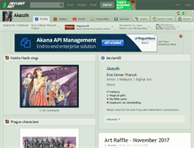 Tablet Screenshot of akaszik.deviantart.com