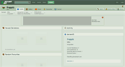 Desktop Screenshot of frogsplz.deviantart.com
