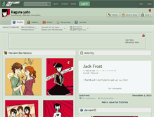 Tablet Screenshot of kagura-yato.deviantart.com