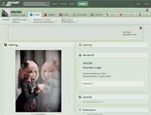 Tablet Screenshot of eleniel.deviantart.com