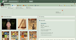 Desktop Screenshot of llamandrix.deviantart.com