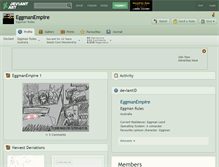 Tablet Screenshot of eggmanempire.deviantart.com