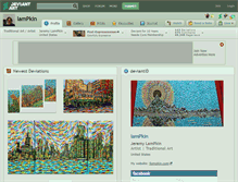 Tablet Screenshot of lampkin.deviantart.com