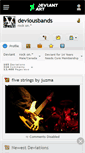 Mobile Screenshot of deviousbands.deviantart.com