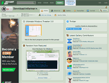 Tablet Screenshot of download-informer.deviantart.com