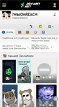 Mobile Screenshot of iwasonreach.deviantart.com