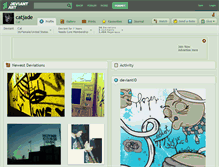 Tablet Screenshot of catjade.deviantart.com