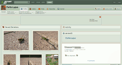 Desktop Screenshot of fortis-lupus.deviantart.com